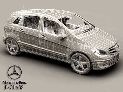 Mercedes B-Class 3D model_7