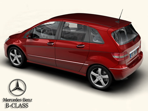 Mercedes B-Class 3D model_1
