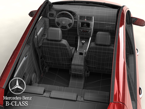 Mercedes B-Class 3D model_5