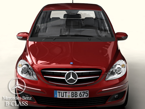 Mercedes B-Class 3D model_2