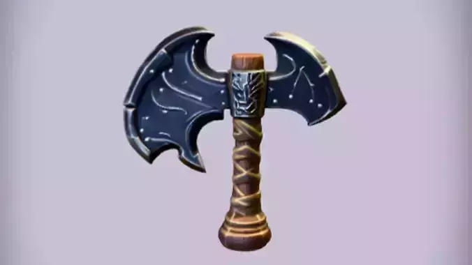 fantasy themed battle axe 