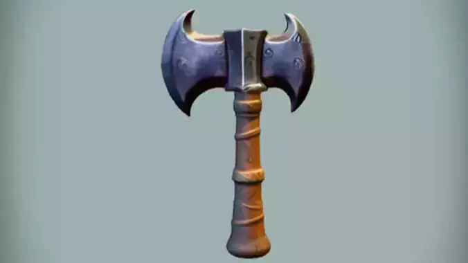 double headed battle axe 