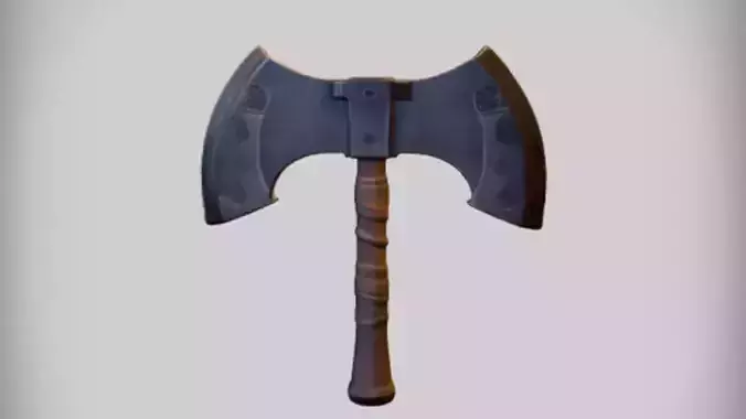 double headed battle axe 