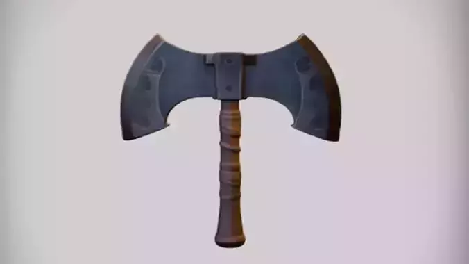 double headed battle axe 