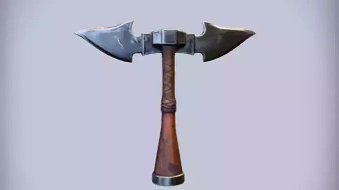 double headed battle axe 
