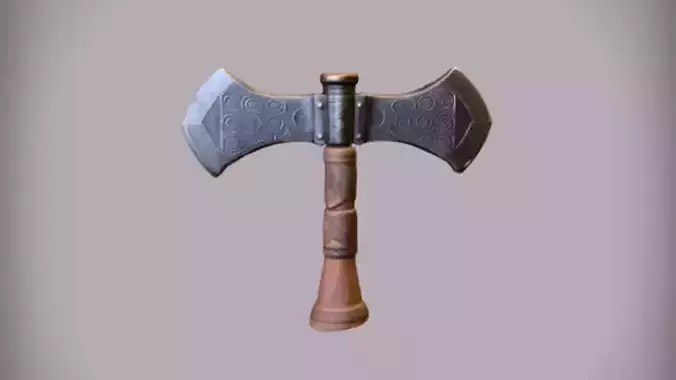 double headed battle axe 