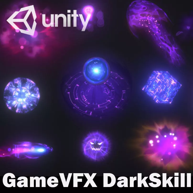 Unity Game VFX - DarkSkill Collection 3D model