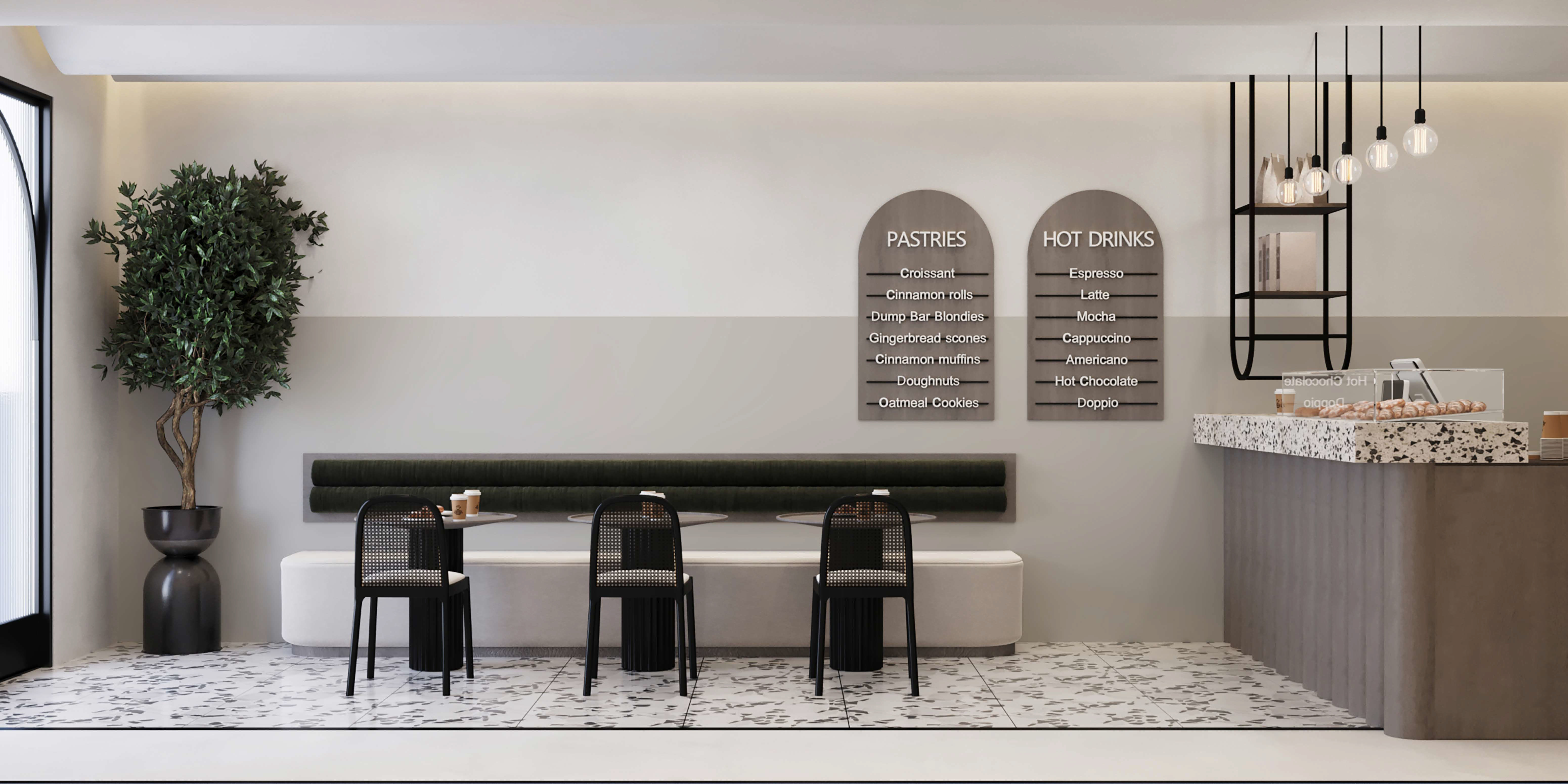 Small cafe 3D model_2