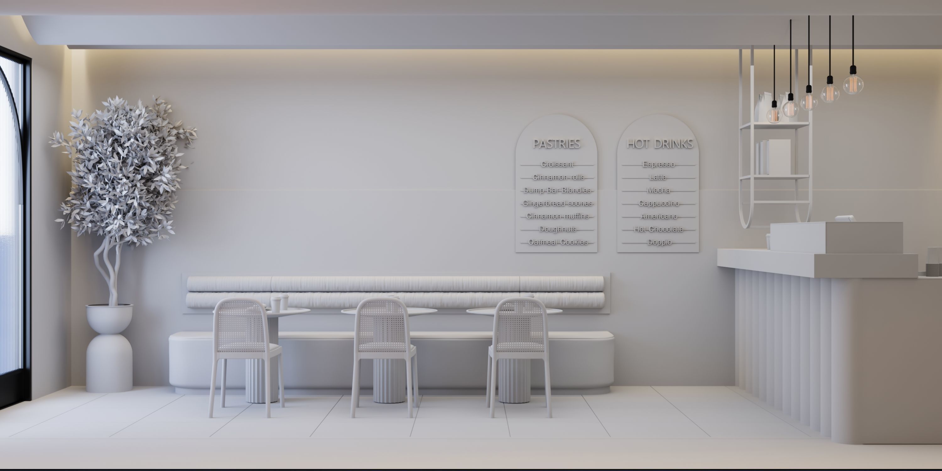 Small cafe 3D model_5