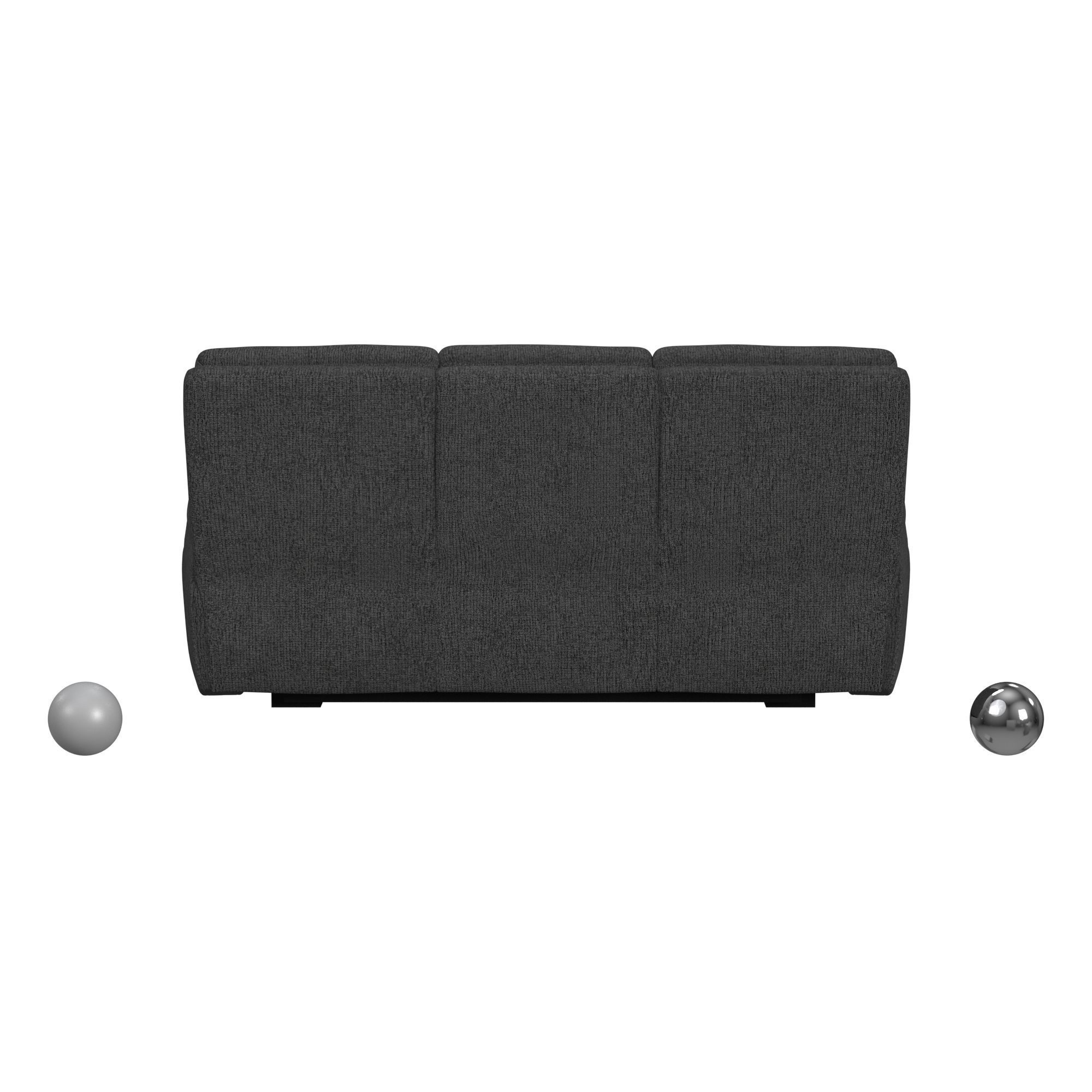 Strait Power Reclining Sofa with Power Headrests 3D model_3