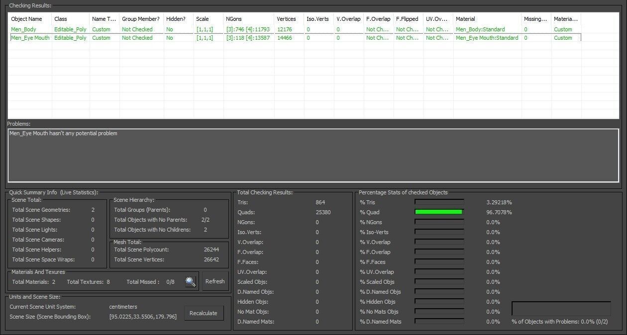 Man Body Low-poly 3D model_23