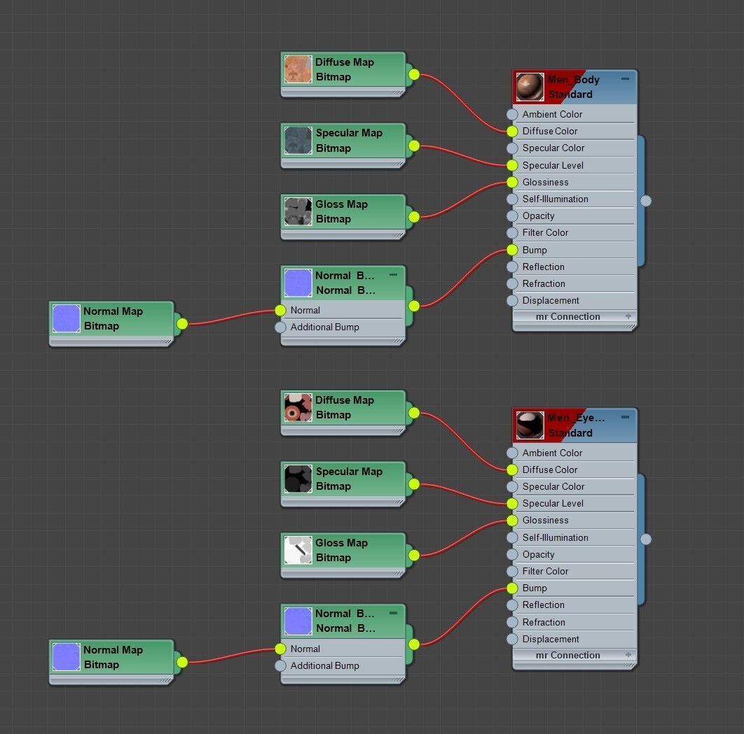 Man Body Low-poly 3D model_26