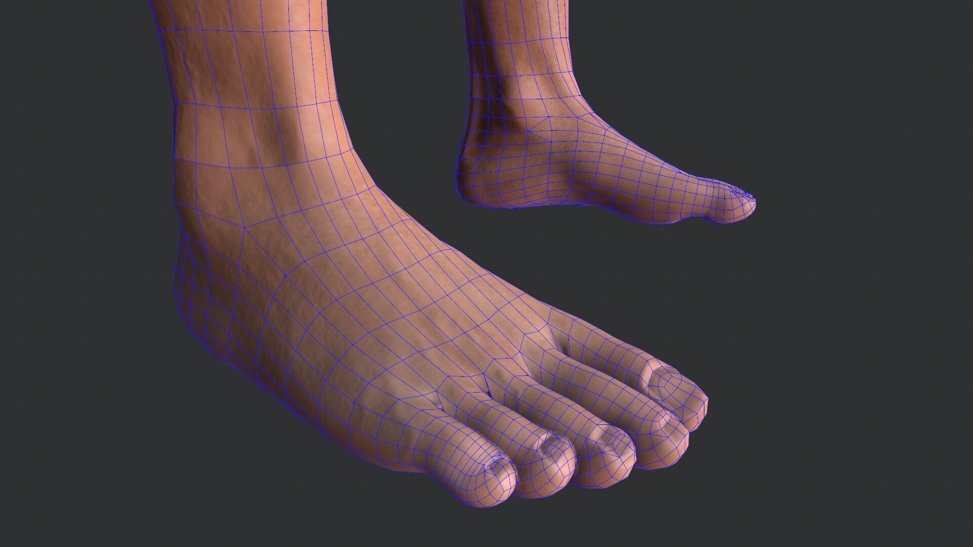 Man Body Low-poly 3D model_18