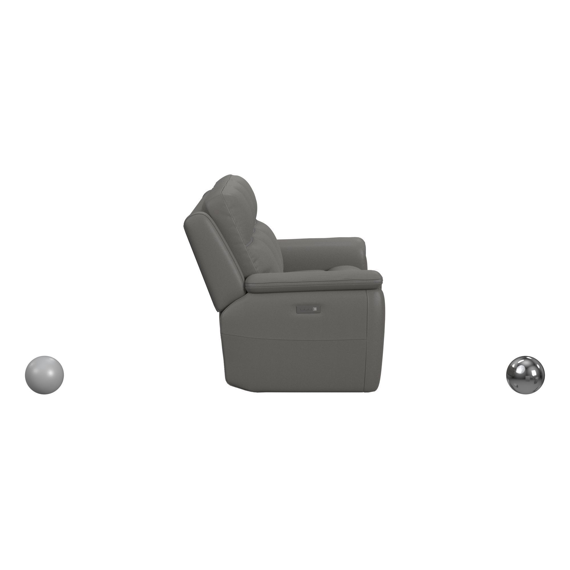 Casual Power Reclining Sofa with Power Headrests 3D model_2