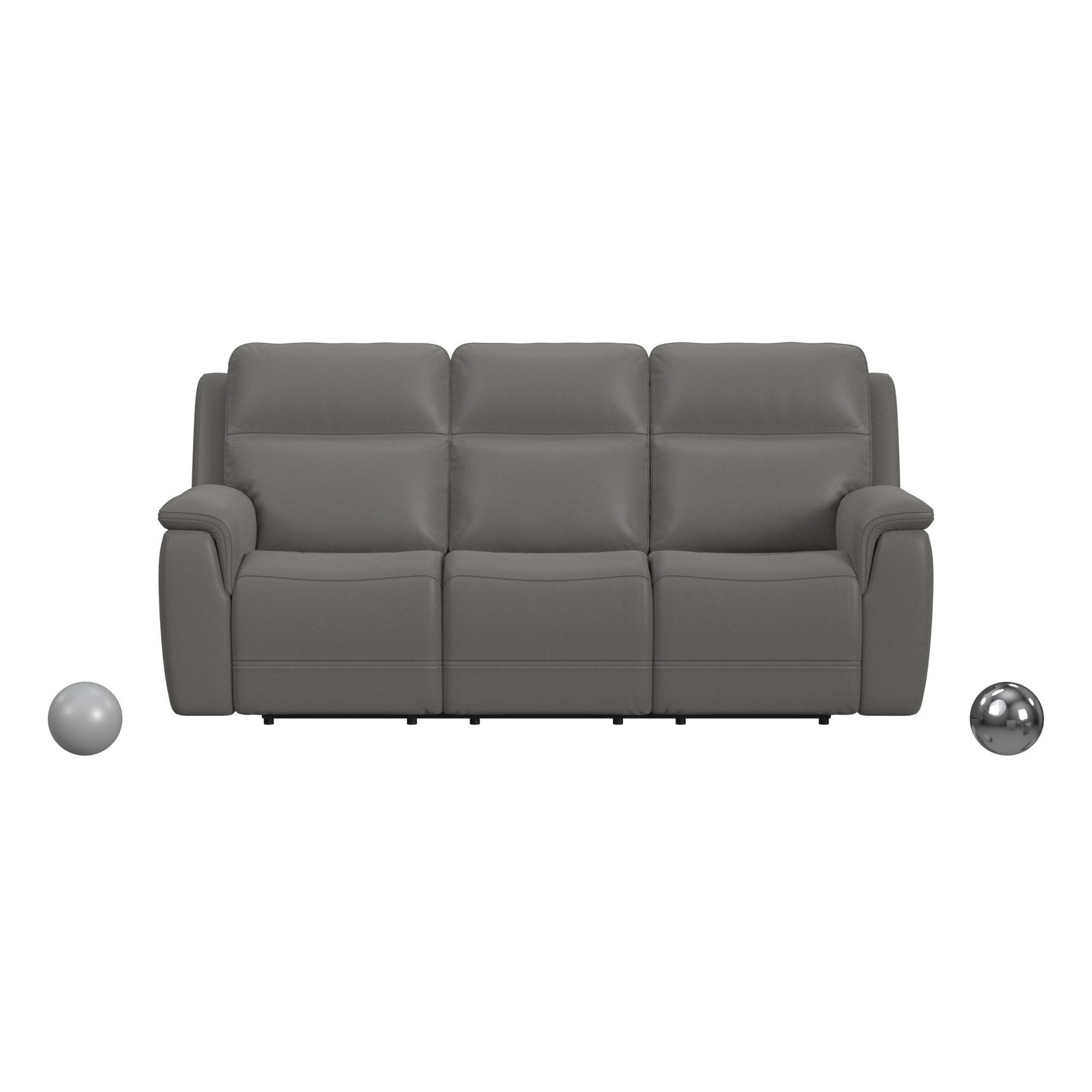 Casual Power Reclining Sofa with Power Headrests 3D model_1