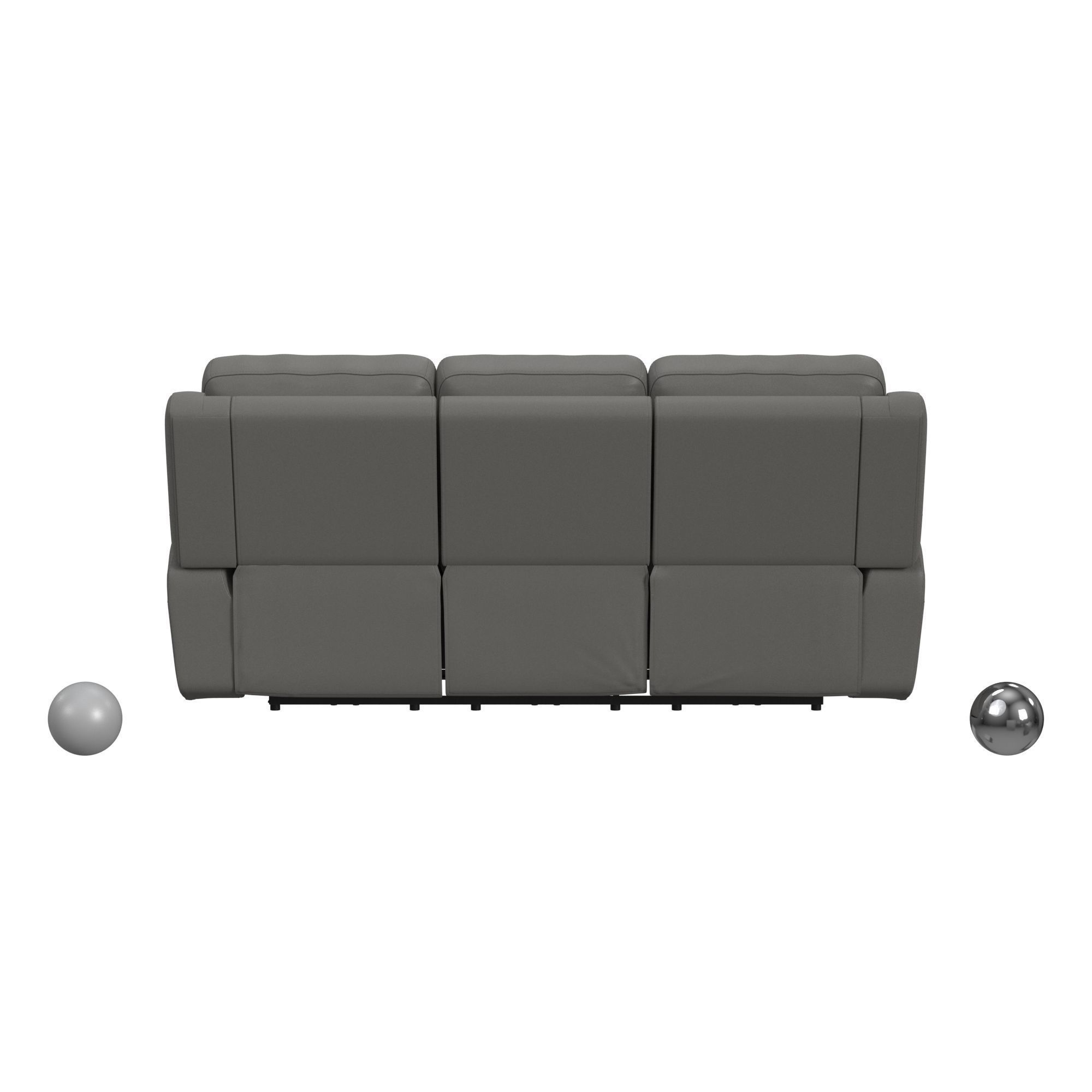 Casual Power Reclining Sofa with Power Headrests 3D model_3