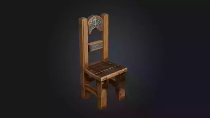 simple wooden chair