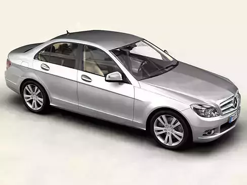 Mercedes C-Class 2007 3D model