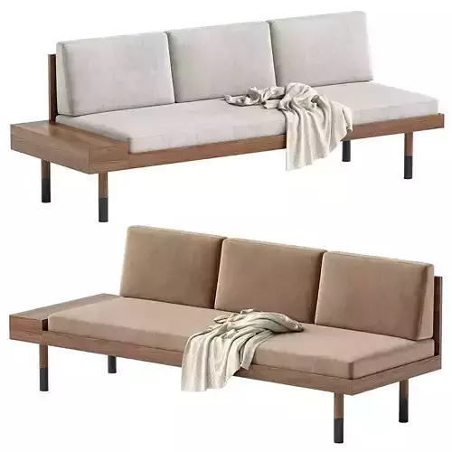 Banquette Mid Gris