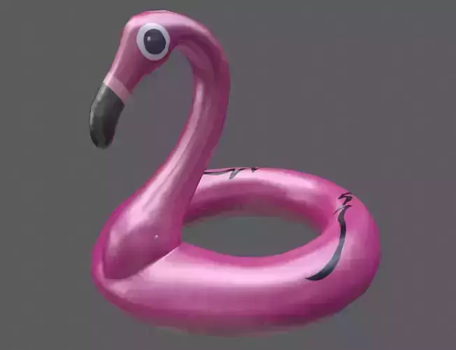 Inflatable Flamingo Pool Float Tube Toy