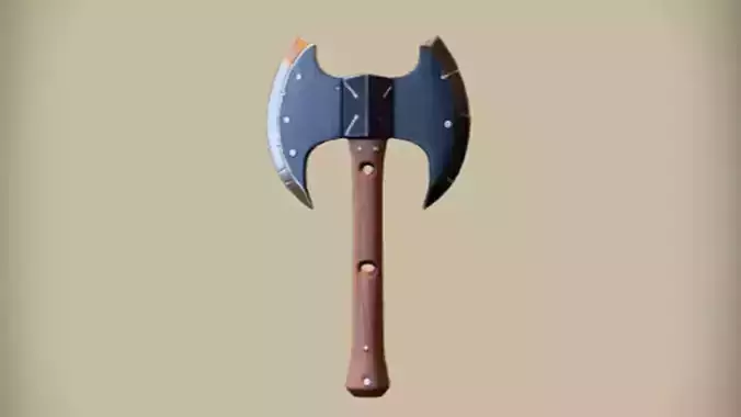 double headed battle axe