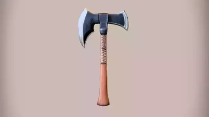 Double bladed axe for cutting