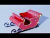 Sleigh 3D model_1