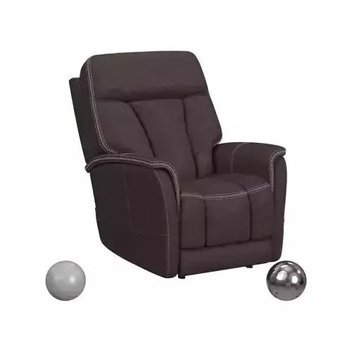 Atlas Power Lift Recliner with Power Headrest and Lumbar Brown 3D model