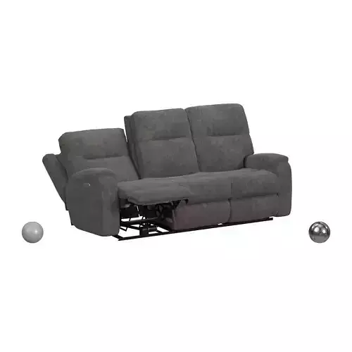Penn Power Reclining Sofa with Power Headrests and Lumbar