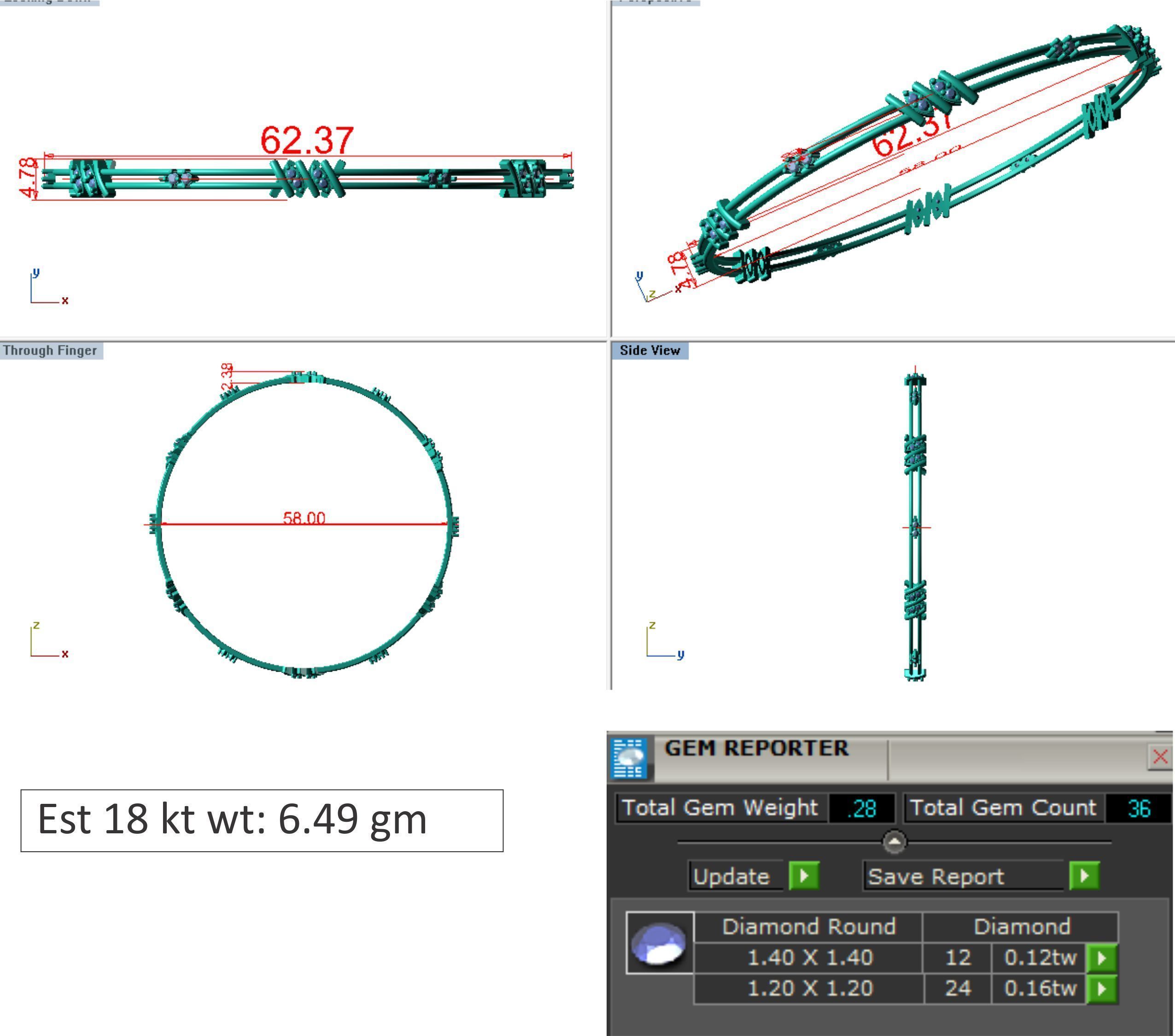 25 PCS TOP RATED BANGLE COLLECTION 3D print model_9