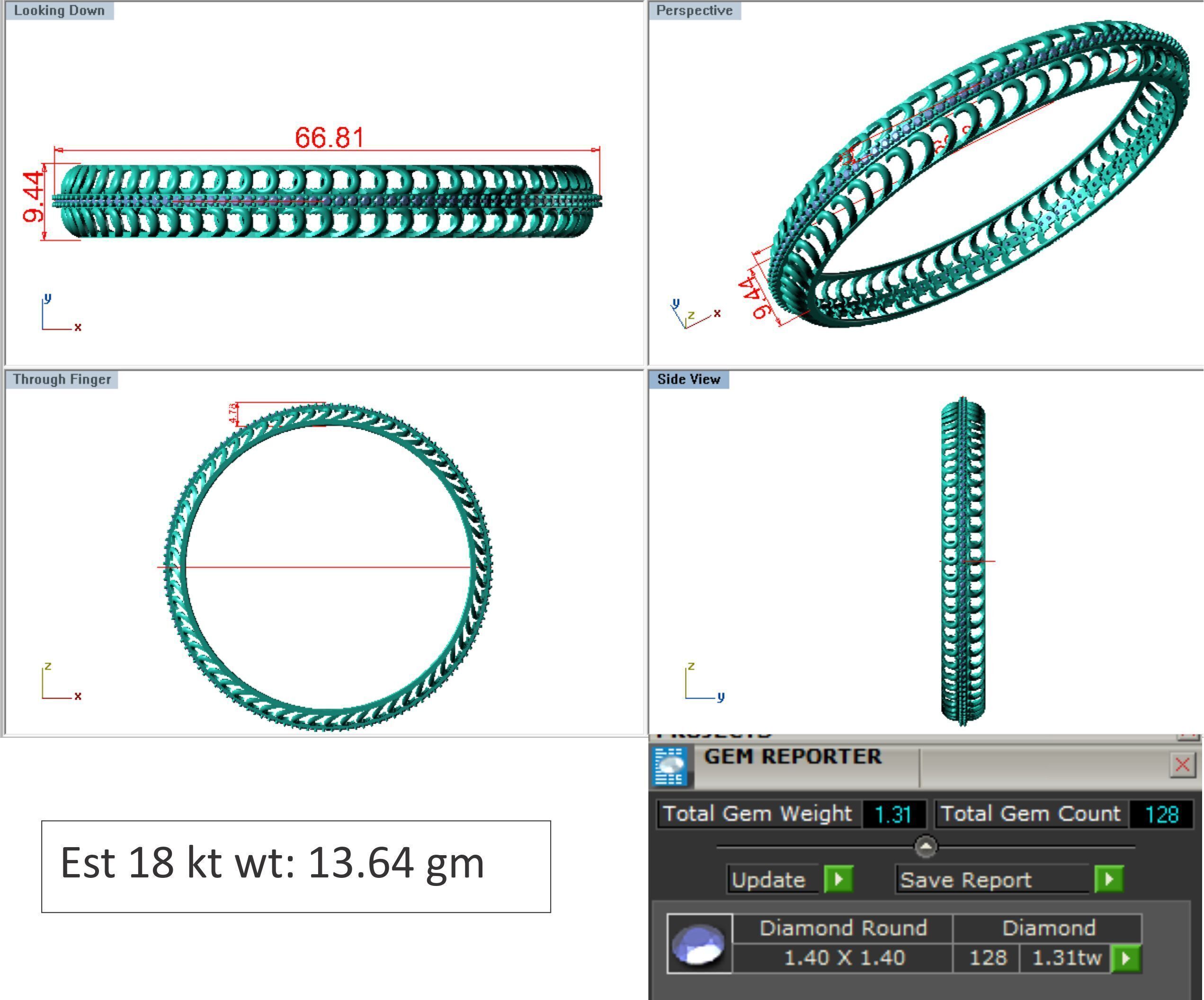 25 PCS TOP RATED BANGLE COLLECTION 3D print model_16