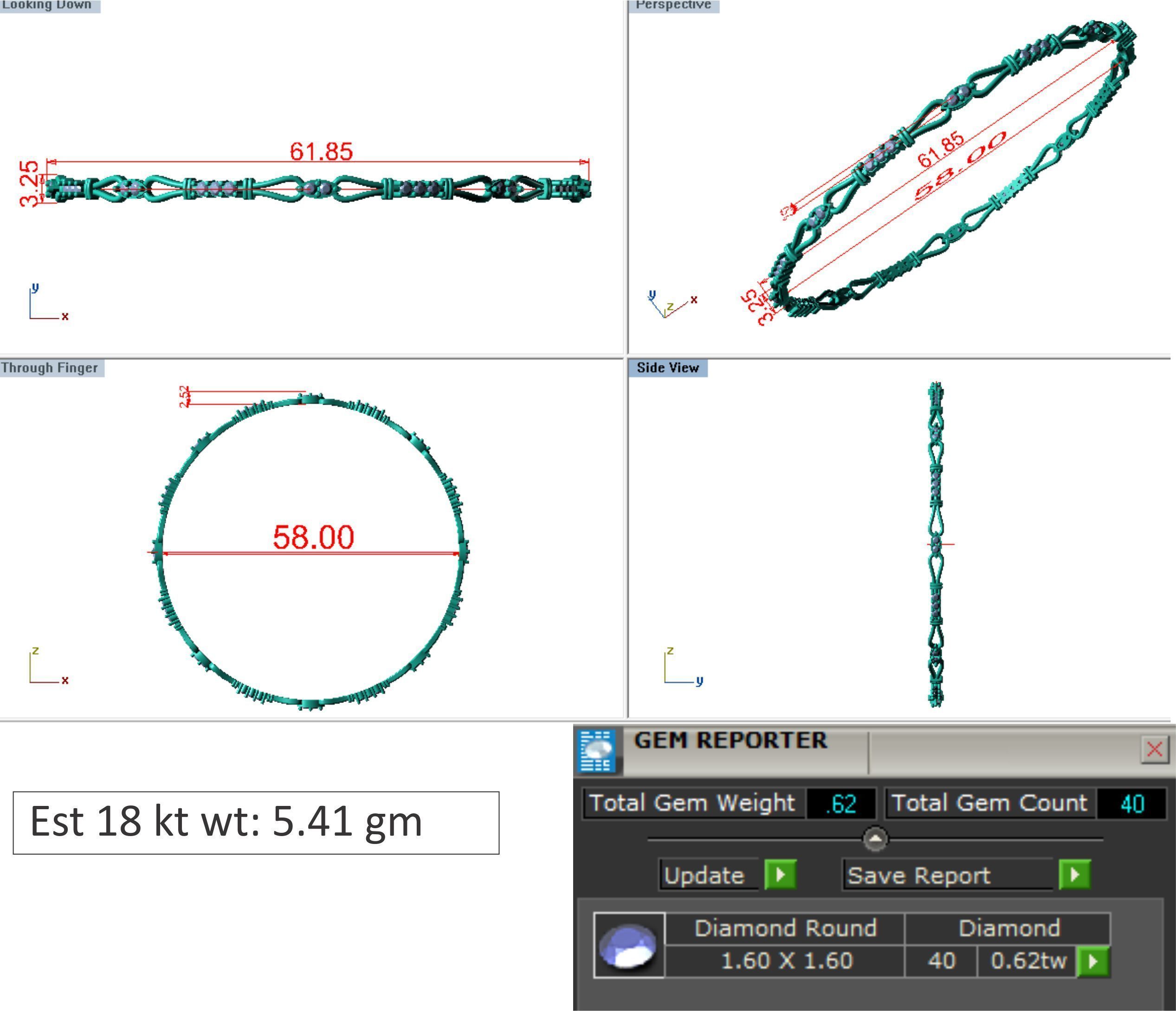 25 PCS TOP RATED BANGLE COLLECTION 3D print model_18