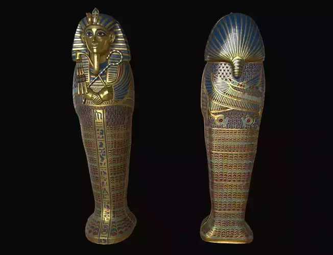 Egyptian Golden Sarcophagus
