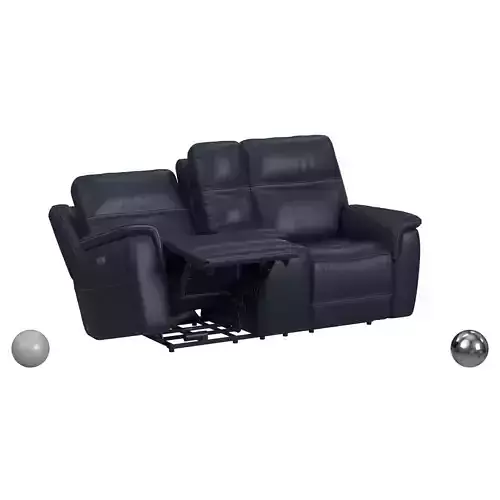 Sawyer Reclining Loveseat Console In Reclined