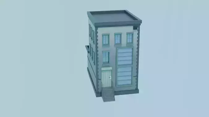 Low Poly Town House