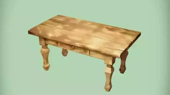 wooden dining table