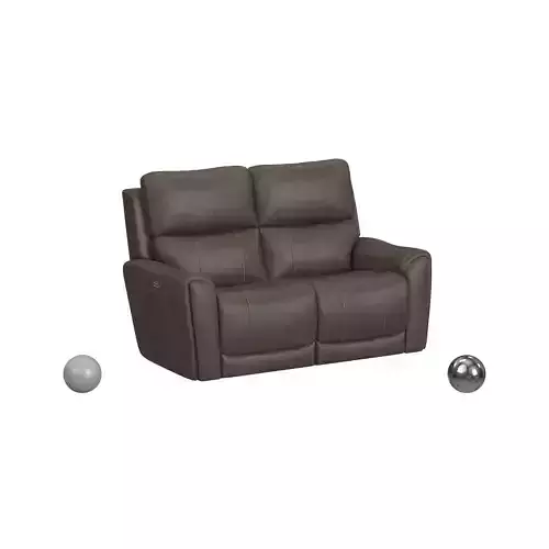 Carter Power Reclining Loveseat with Power Headrests and Lumbar 3D model