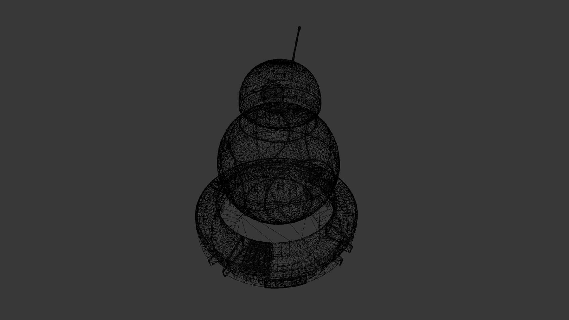Star Wars BB8 3D Model 3D Printable 3D print model_8