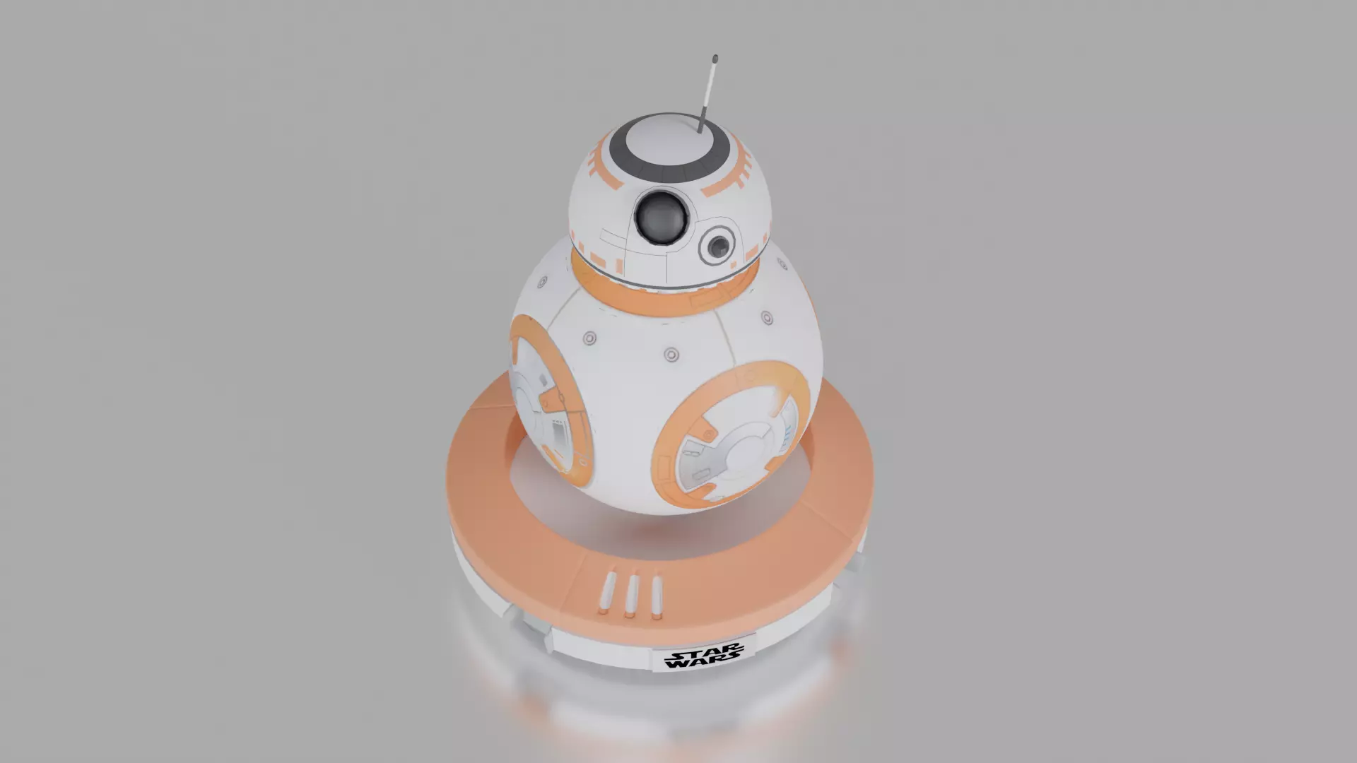 Star Wars BB8 3D Model 3D Printable 3D print model_0