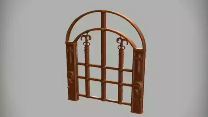 ornate metal gate 