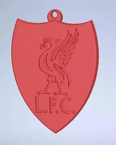 FC Liverpool Keychain for 3D Printing