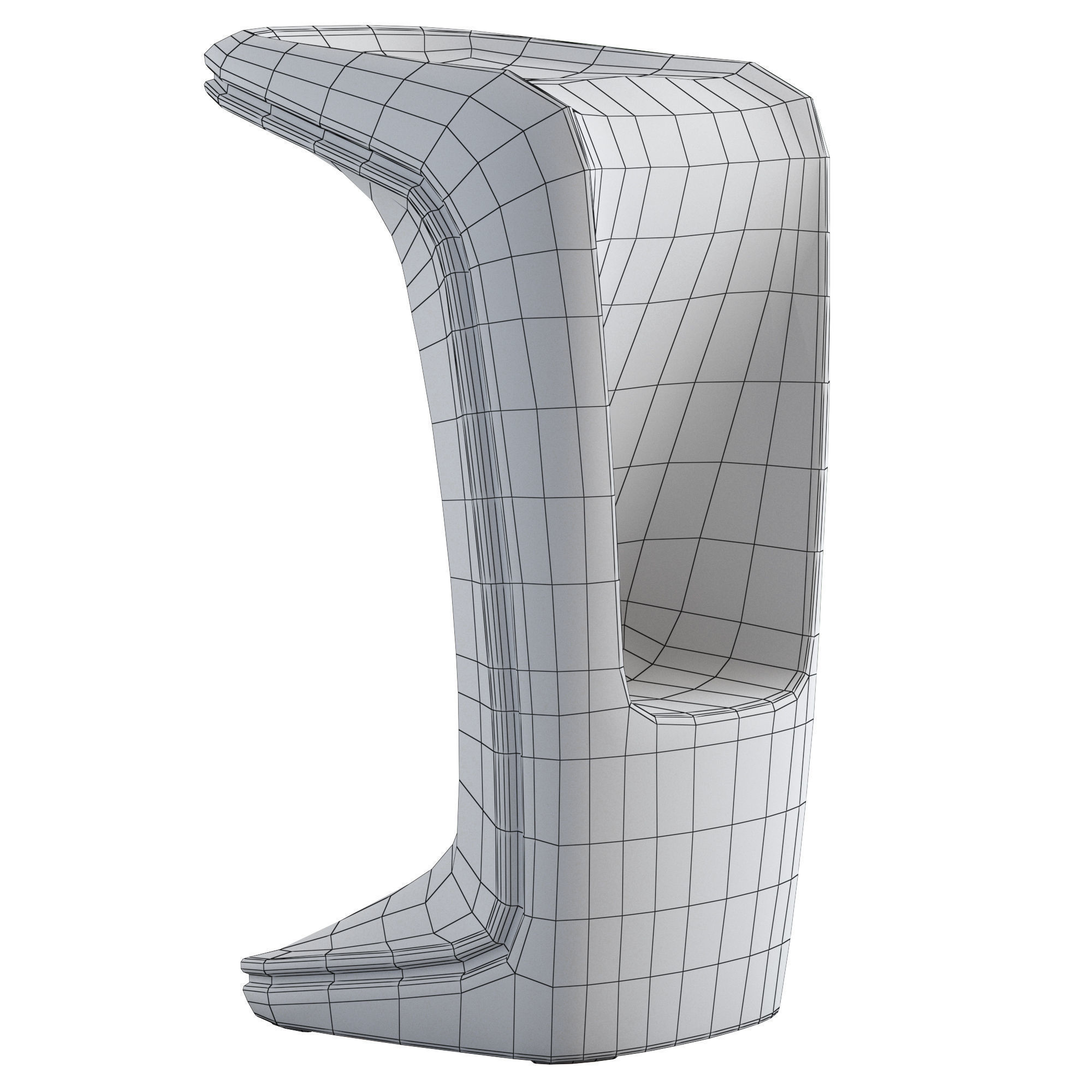 Vondom Ufo Stool 3D model_9