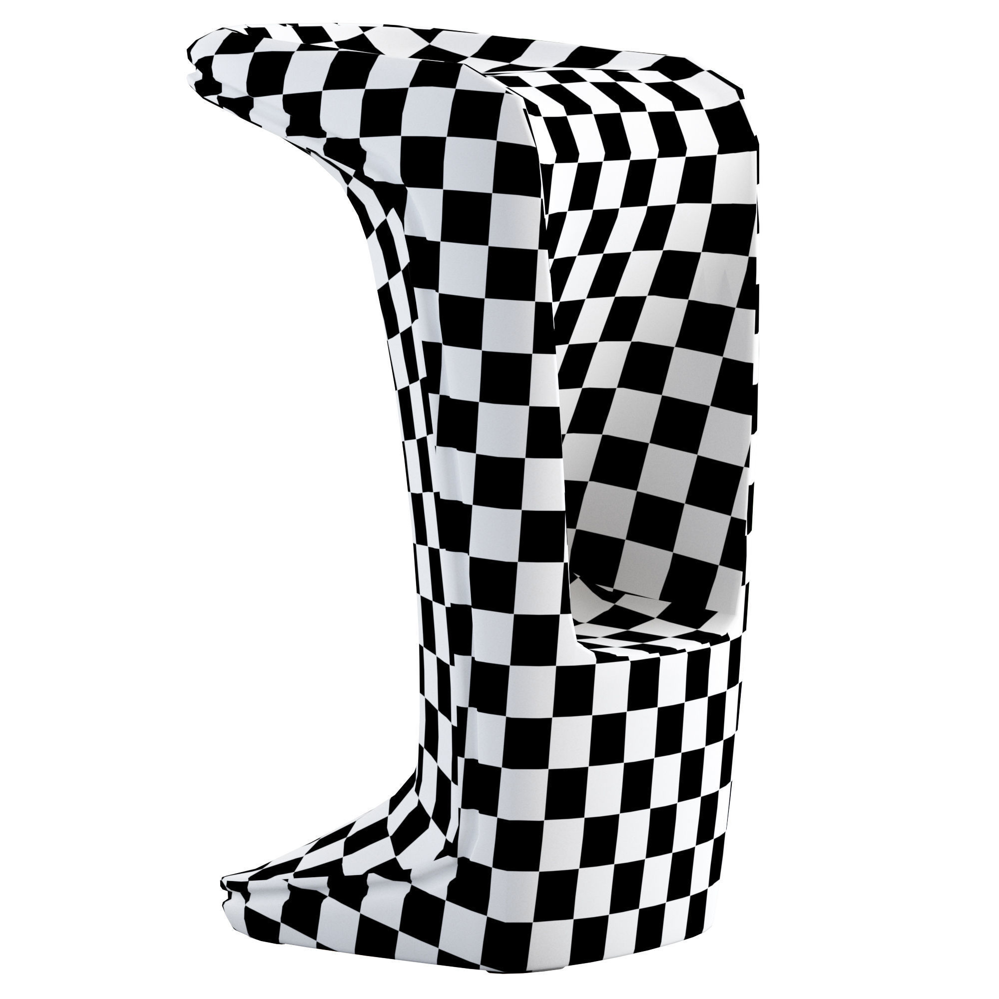 Vondom Ufo Stool 3D model_8