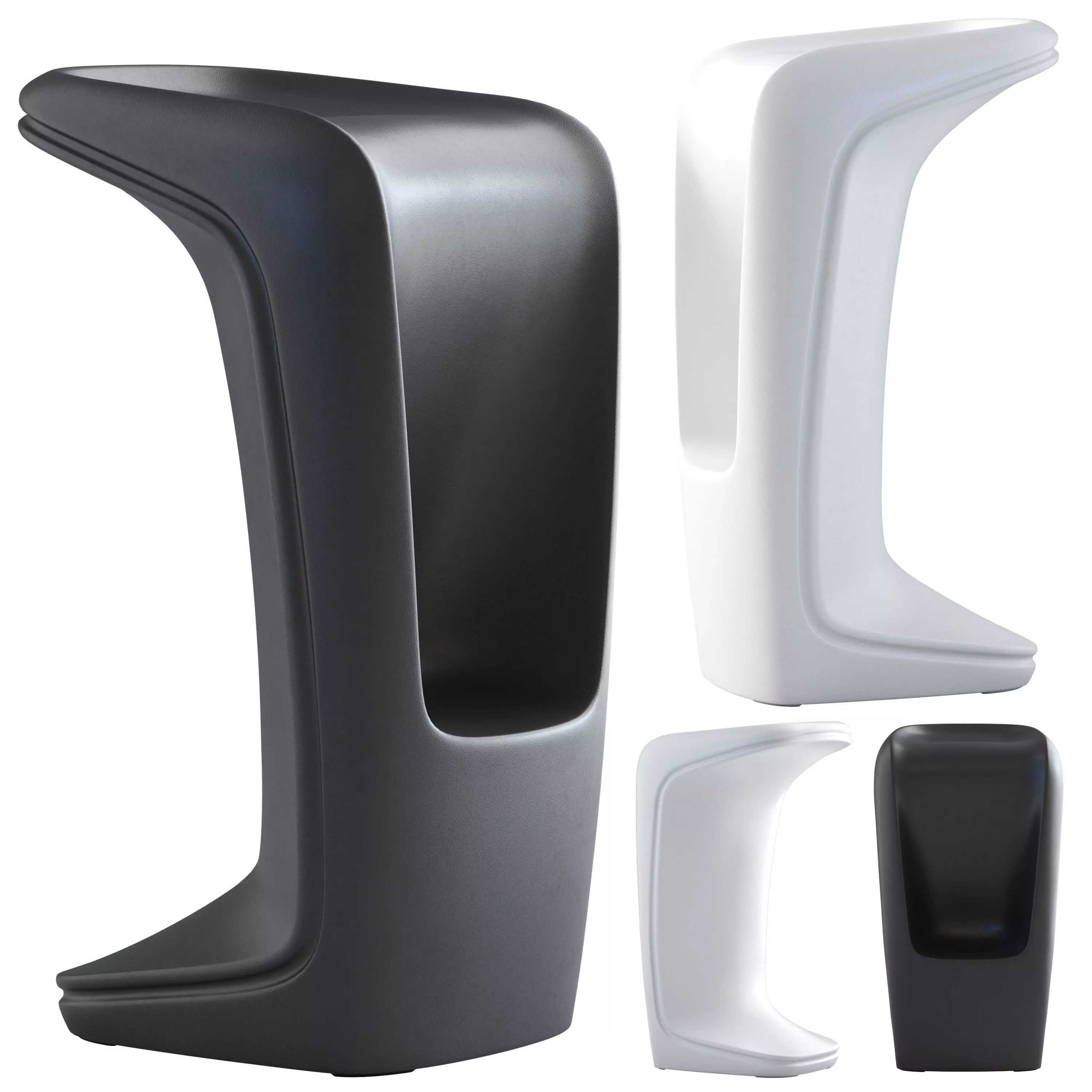 Vondom Ufo Stool 3D model_0