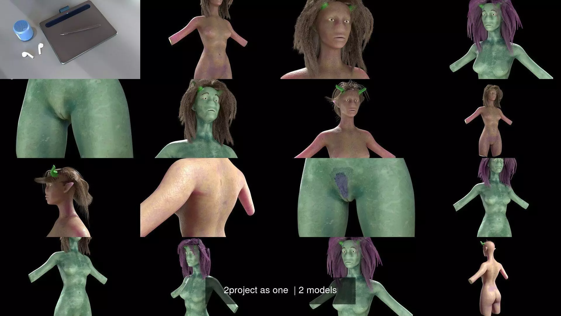 2project as one  3D Model Collection_0