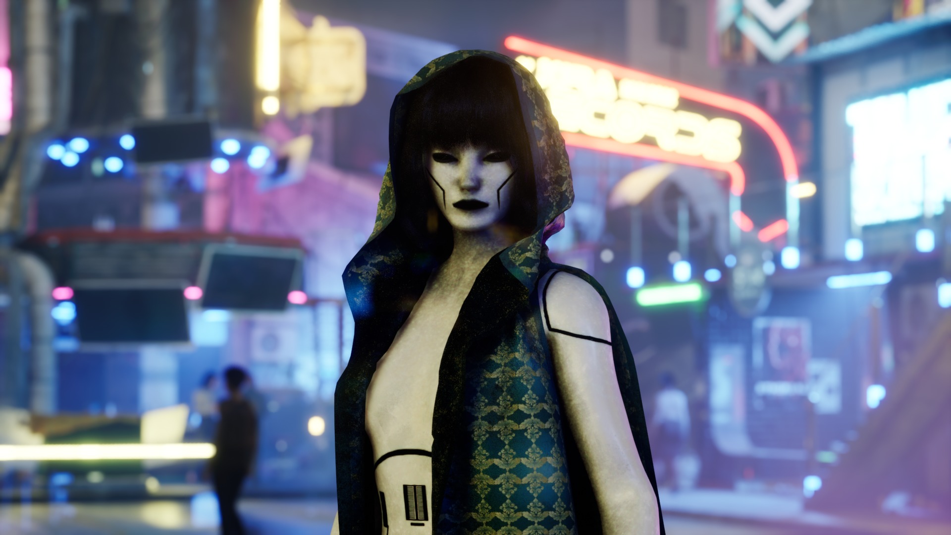 Game-Ready Stylized 3D Character Mechiko Low-poly 3D model_5