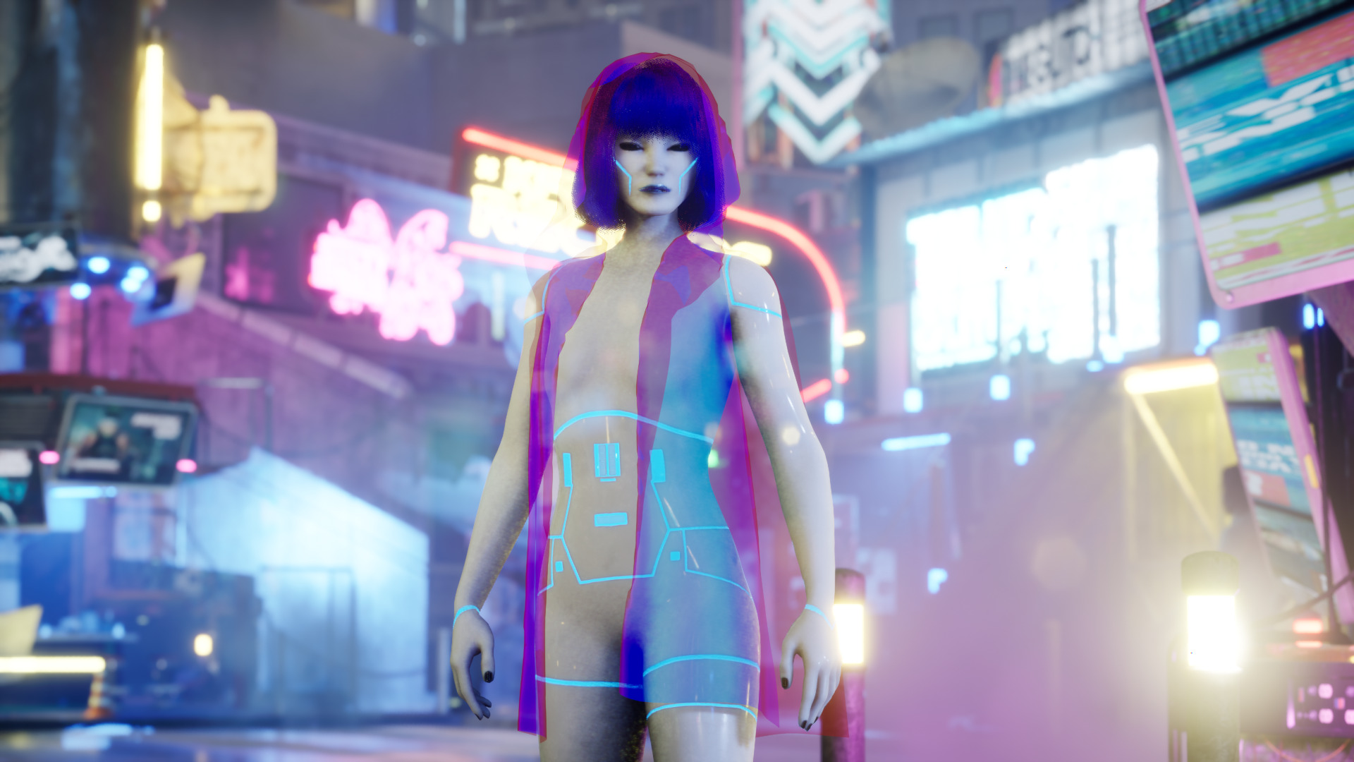 Game-Ready Stylized 3D Character Mechiko Low-poly 3D model_2