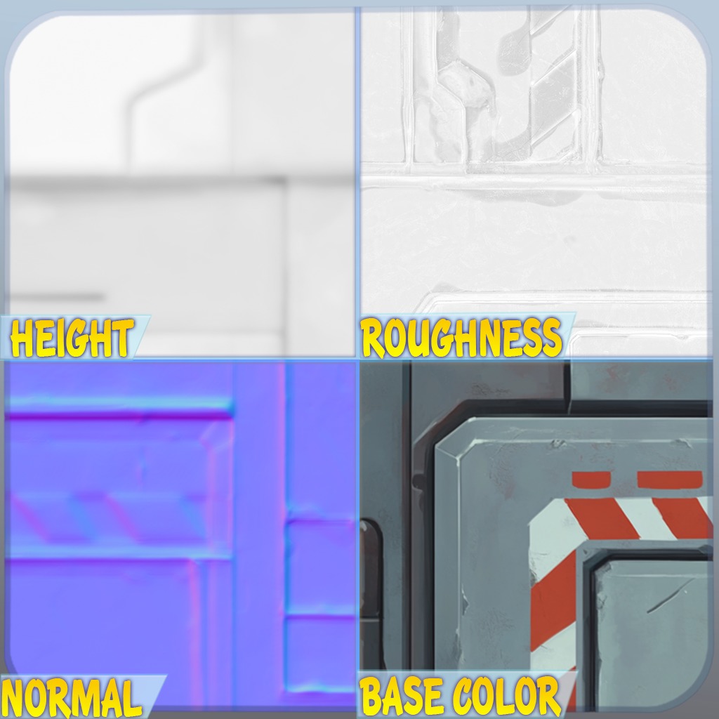 SciFi Seamless Texture Texture_1