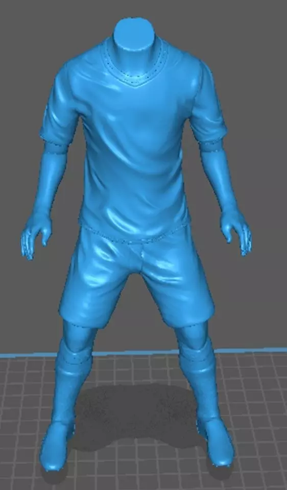 corpo de jogador de futebol 3D print model_0