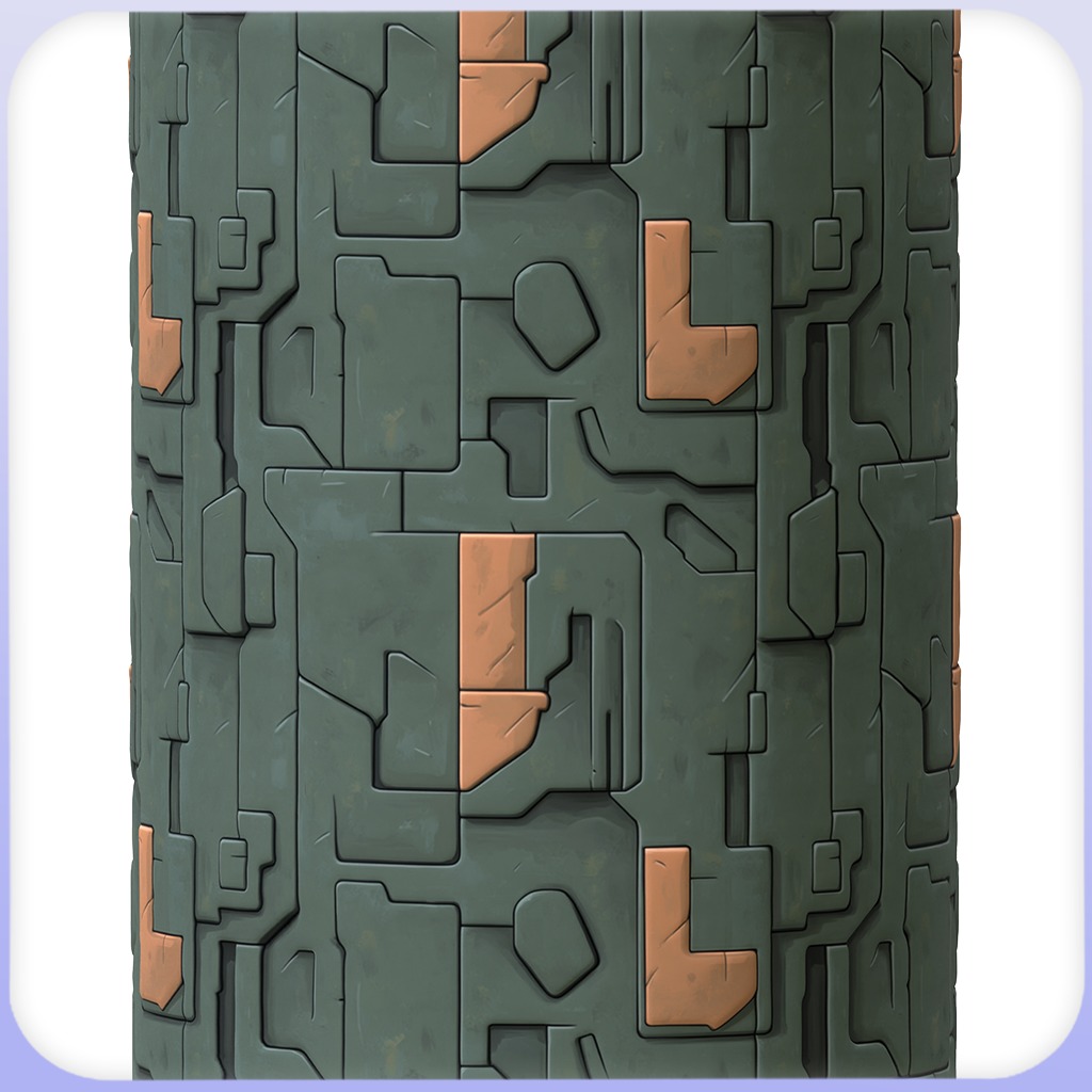 SciFi Seamless Texture Texture_3